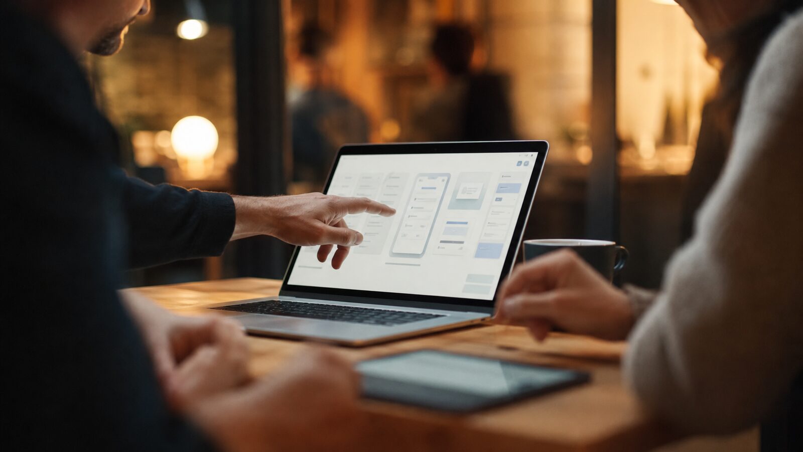 Digitale Handarbeit: persönliche Zusammenarbeit am digitalen Produkt